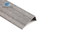 एल्यूमिनियम स्ट्रेट एंजेल मिश्र धातु प्रोफाइल पाउडर कोटिंग दीवार ट्रिम्स लकड़ी के अनाज 1 सेमी ऊंचाई