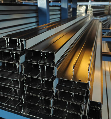 एल्यूमीनियम आँगन खिड़की एक्सट्रूज़न प्रोफाइल पाउडर कोटिंग कांस्य