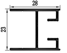 दक्षिण अफ्रीका एल्यूमीनियम आँगन खिड़की एक्सट्रूज़न प्रोफाइल पाउडर कोटिंग 6063