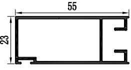 दक्षिण अफ्रीका के बाजार के लिए पाउडर कोटिंग के साथ निर्मित एल्यूमीनियम स्लाइडिंग प्रोफाइल