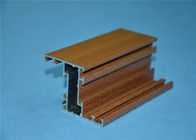 पाउडर लेपित मानक लकड़ी अनाज एल्यूमीनियम बाहर निकालना प्रोफाइल 6063-T5